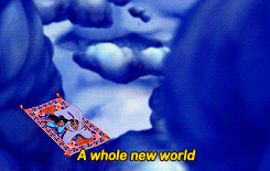 A Whole New World Aladdin GIF