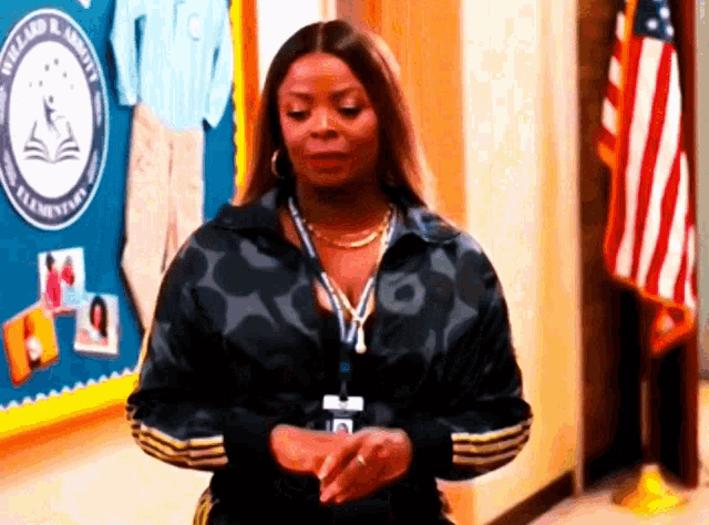 Abbott Elementary Flirt GIF