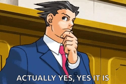 Ace Attorney Phoenix Wright GIF