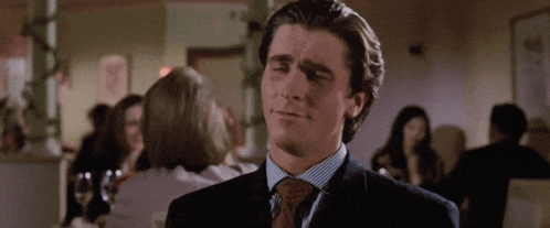 American Psycho Patrick Bateman GIF