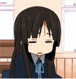 Anime Girl Boom Thoughts GIF