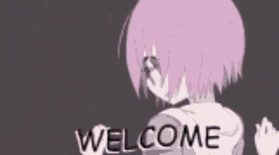 Anime Welcome GIF