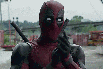 Aplaudiendo Deadpool GIF