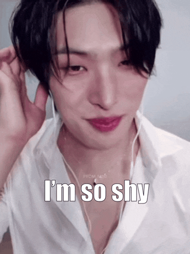 Ateez Mingi Im So Shy GIF
