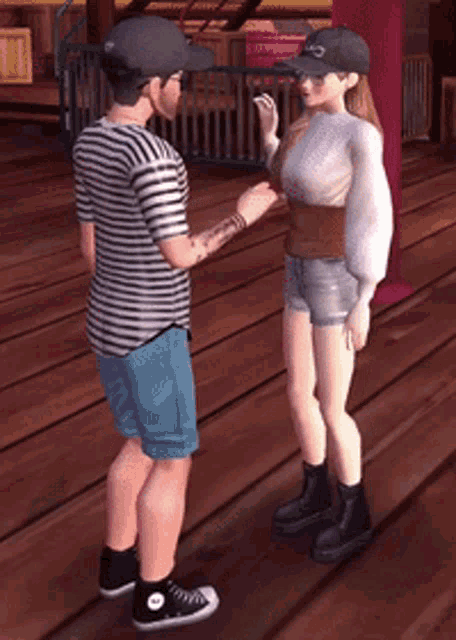 Avakin Handshake GIF