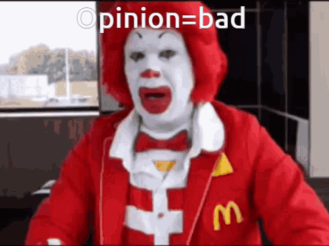 Bad Ahh Opinion Ronald GIF