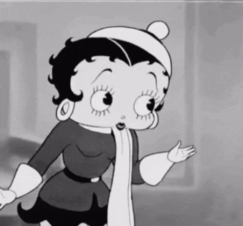 Betty Boop Blow Kiss GIF