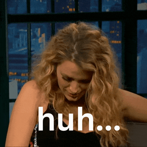 Blake Lively Huh GIF