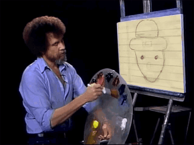 Bob Ross GIF
