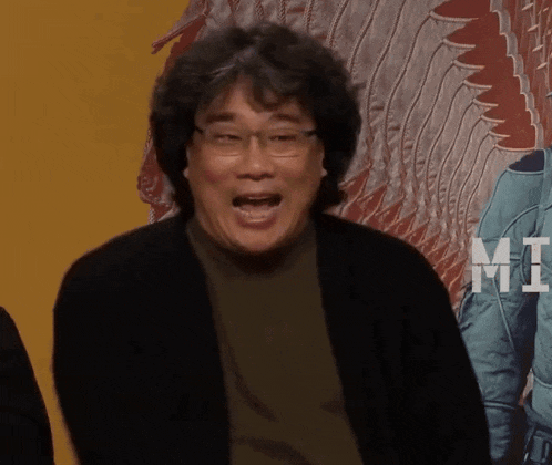 Bong Joon-Ho Laugh GIF