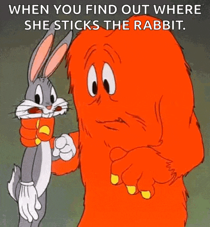 Bugs Bunny Gossamer GIF