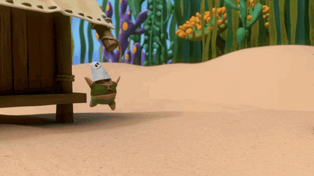 Bumped In A Tree Patrick Star GIF