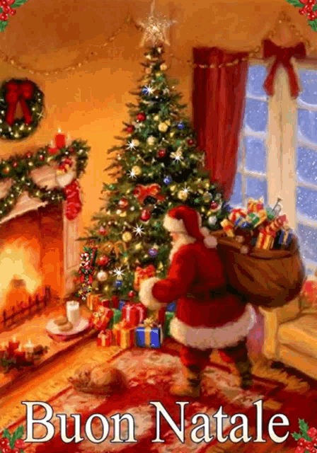 Buon Natale Merry Christmas GIF