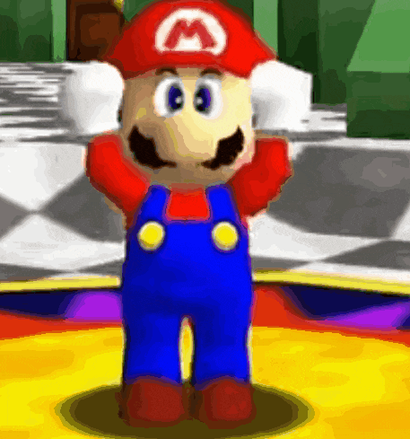 Caramelldansen Mario GIF