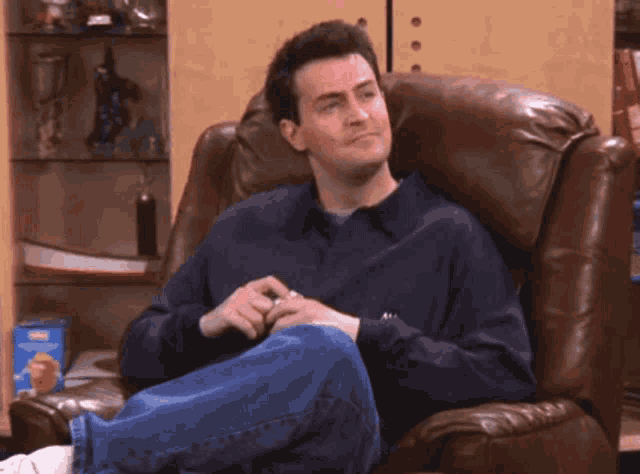 Chandler Laughing GIF