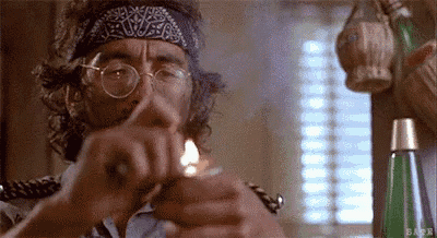 Chong Smoking Pipe GIF