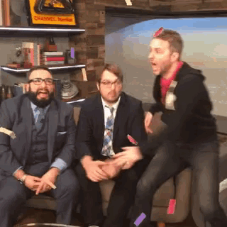 Chris Hardwick Confetti GIF