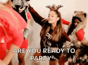 Christmas Music Ariana Grande GIF