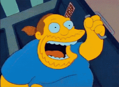 Comic Book Guy Evil Laugh GIF