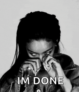 Crying Rihanna GIF