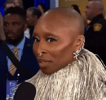 Cynthia Erivo Smiling GIF