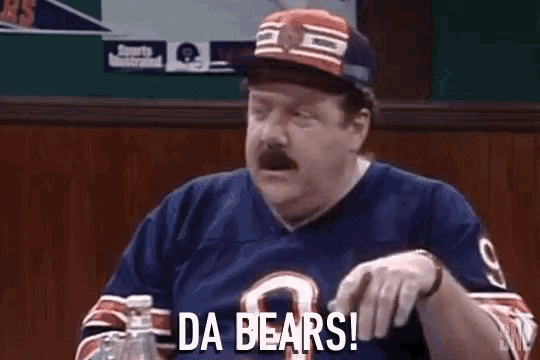 Da Bears Smoking GIF
