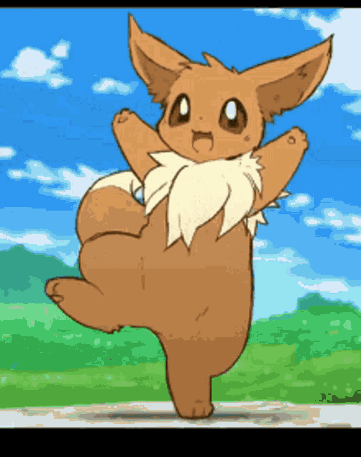 Dancing Eevee GIF