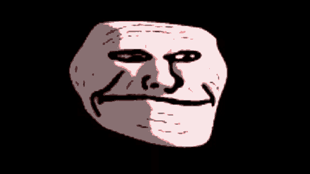 Dark Face Troll GIF