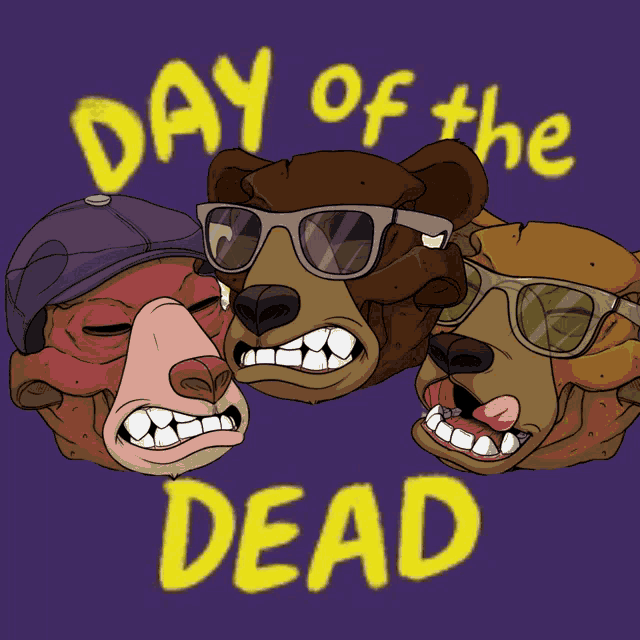 Dead Bears Day Of The Dead GIF