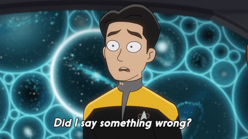 Did I Say Something Wrong Harry Kim GIF