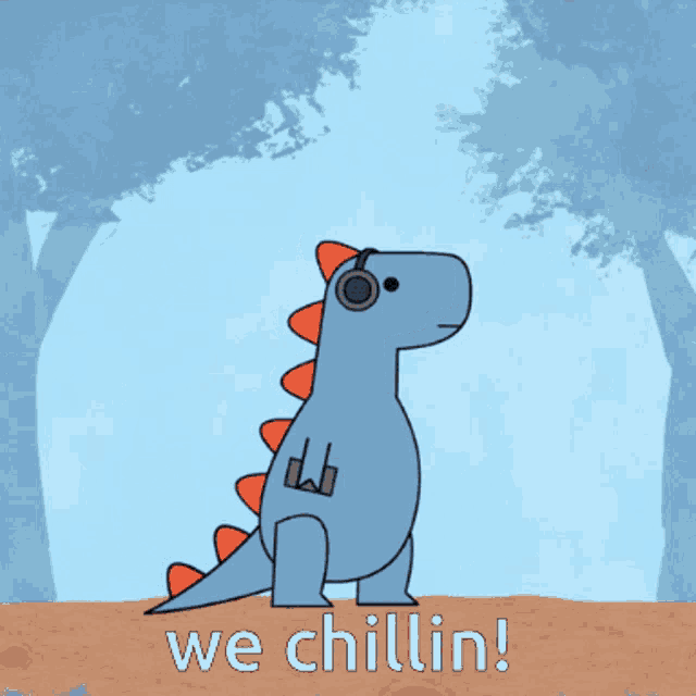 Dinos Chillin GIF