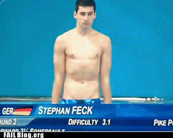 Diving Fails GIF