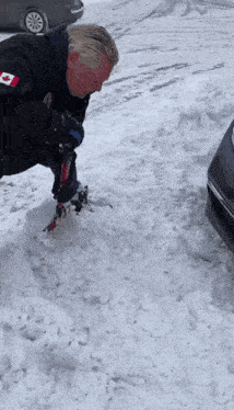 Doug Ford Shoveling Snow GIF