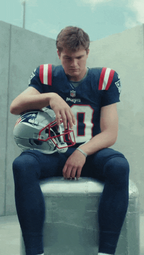 Drake Maye New England Patriots GIF