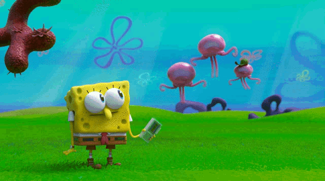 Electrocuted Spongebob Squarepants GIF