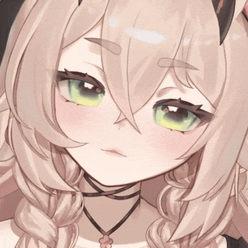 Eye Roll Vtuber GIF
