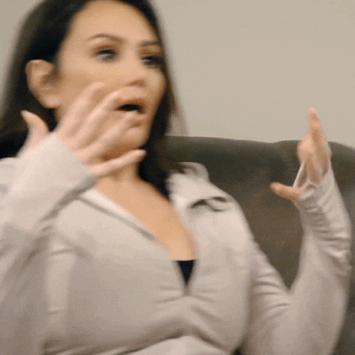 Fanning Myself Jwoww GIF