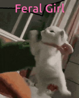 Feral Girl GIF