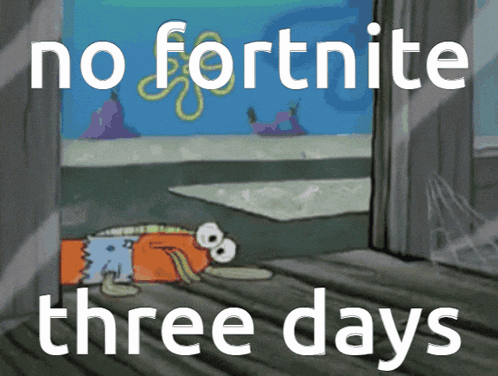 Fortnite Spongebob GIF