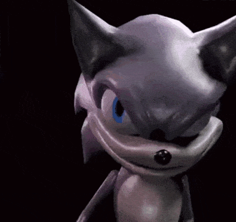 Freaky Sonic Rubbing Hands GIF