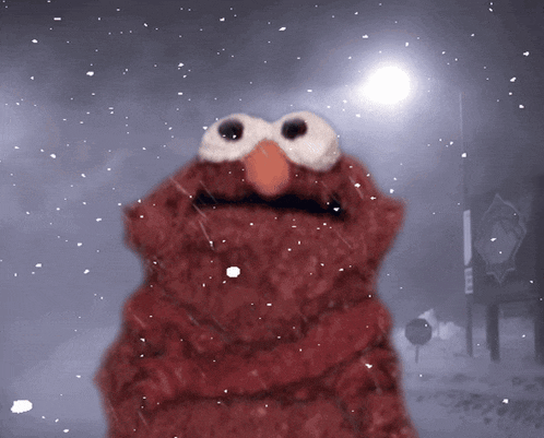 Freezing Elmo Meme It'S Cold GIF