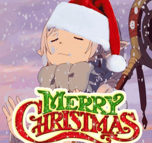 Frieren Christmas GIF