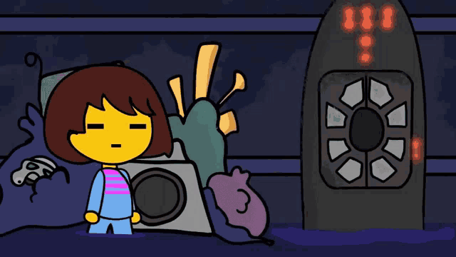 Frisk Undertale GIF