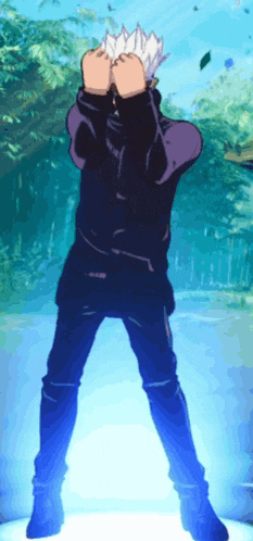 Gojo Satoru Fortnite Dance GIF