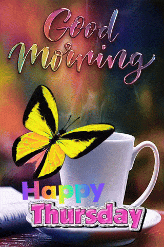Good Morning Happy Thursday Gif