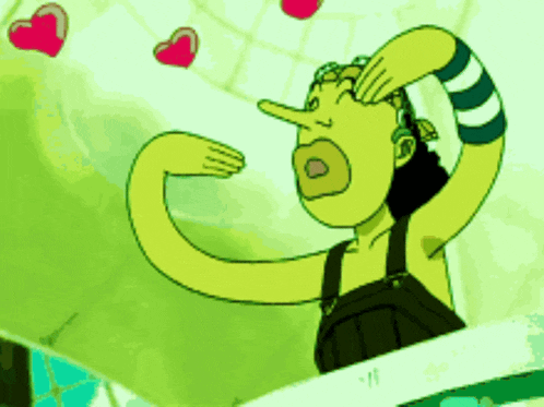 Green Usopp GIF