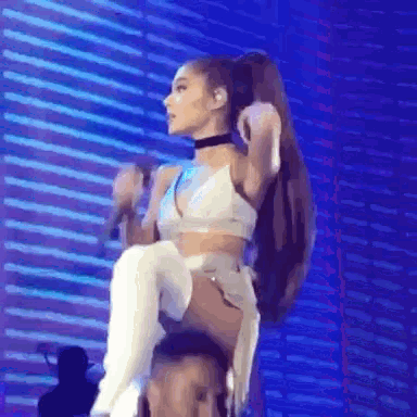 Hair Flip Ariana Grande GIF