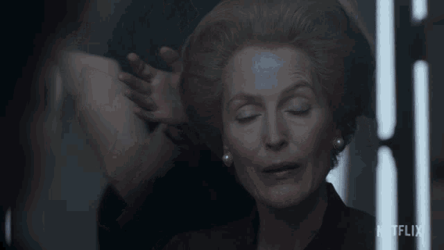 Hair Styling Margaret Thatcher GIF