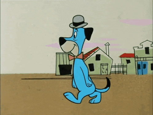 Hanna Barbera Huckleberry Hound GIF
