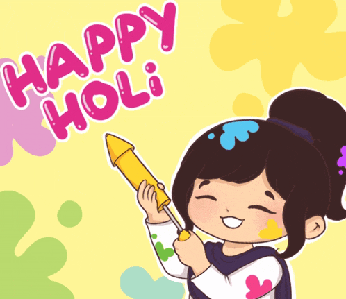 Happy Holi GIF